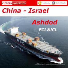 Agent maritime De la Chine au Moyen-Orient - Ashdod, Haïfa, Israël